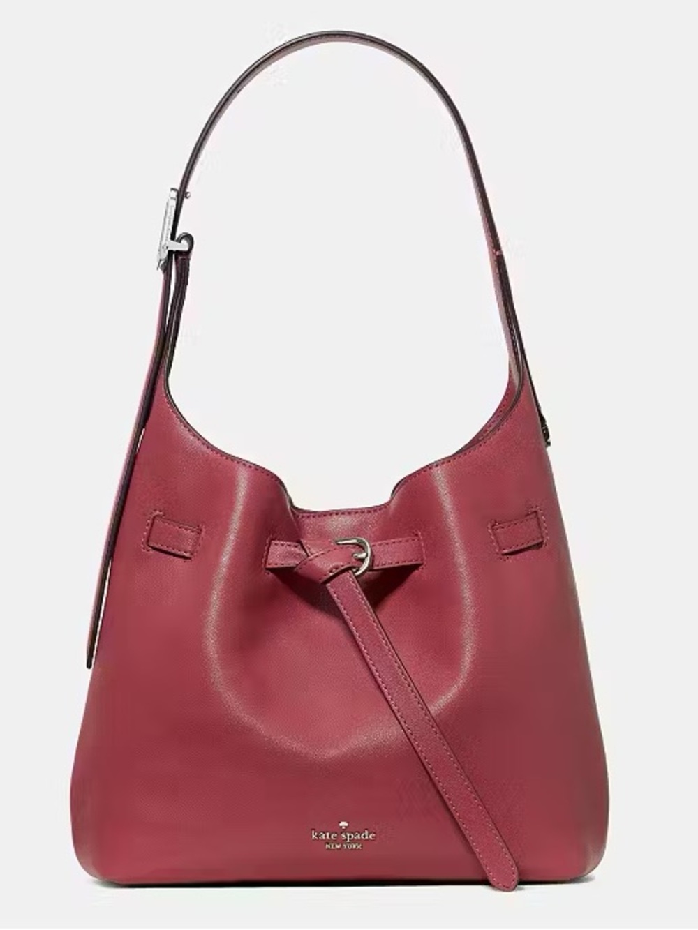♠️Kate Spade New York 454 Belted Small Shoulder Bag, Red Jasper NWT